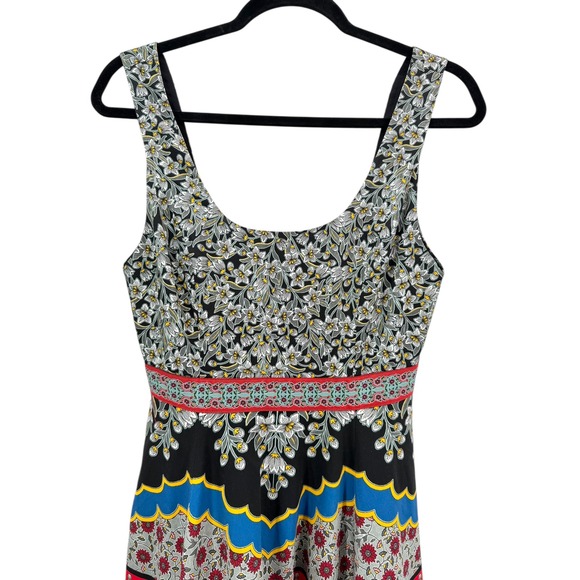 NWT Alice + Olivia Arya Cotton Fit & Flare Maxi Dress Pre-Fall 2019 - Size 2 - Picture 8 of 15